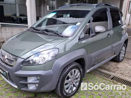 Fiat IDEA ADVENTURE 1.8 16V na cor Verde no Porto Alegre / RS - 6815437