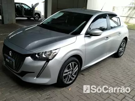 Peugeot 208 ALLURE 1.6 16V AT6 na cor Prata no Porto Alegre / RS - 6928331
