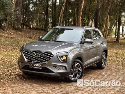 Hyundai CRETA PLATINUM SAFETY 1.0 12V T-GDI AT na cor Cinza em Curitiba / PR - 6869364