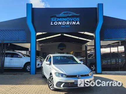 Volkswagen POLO HIGHLINE 1.0 TSI AT6 na cor Prata em Londrina / PR - 6653148