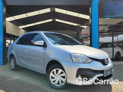 Toyota ETIOS SEDAN XS 1.5 16V AT na cor Prata em Londrina / PR - 6975378
