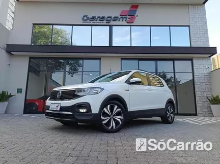 Volkswagen T-CROSS COMFORTLINE 200 1.0 TSI AT na cor Branca em Londrina / PR - 6613929