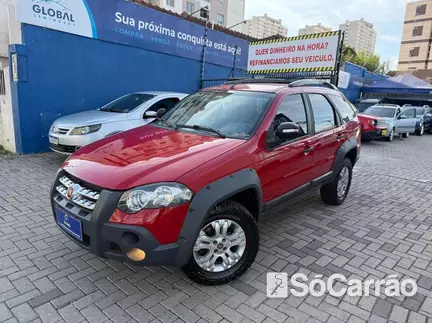 Fiat PALIO WEEKEND ADVENTURE LOCKER 1.8 16V na cor Vermelha em Curitiba / PR - 6914663
