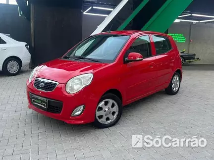 KIA PICANTO EX 1.0 12V AT na cor Vermelha em Curitiba / PR - 6645630