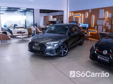 Audi A3 SEDAN S LINE 2.0 16V TB MHEV S TRONIC na cor Vermelha em Palhoça / SC - 6813955