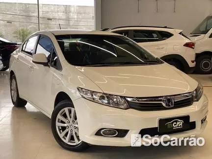 Honda CIVIC LXS 1.8 16V AT na cor Branca em Curitiba / PR - 6758714