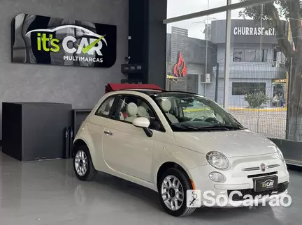Fiat 500 CABRIO (CABRIO) 1.4 16V AT na cor Branca em Curitiba / PR - 6855468
