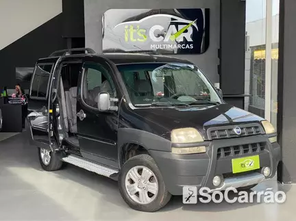 Fiat DOBLO ADVENTURE 1.8 16V na cor Preta em Curitiba / PR - 6990749