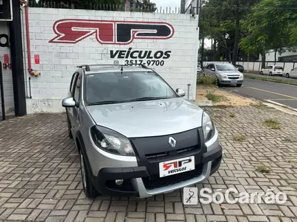 Renault SANDERO STEPWAY 1.6 16V HIFLEX na cor Prata em VALINHOS / SP - 6562181