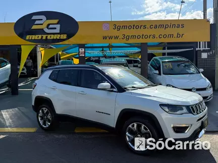 JEEP COMPASS LIMITED 4X2 2.0 16V AT6 na cor Branca em Campinas / SP - 6769504