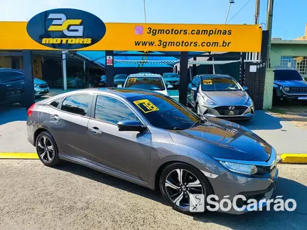 Honda CIVIC G10 TOURING 1.5 TB CVT na cor Cinza em Campinas / SP - 6838966