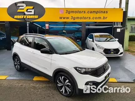 Volkswagen T-CROSS 200 1.0 TSI AT6 na cor Branca em Campinas / SP - 6973286