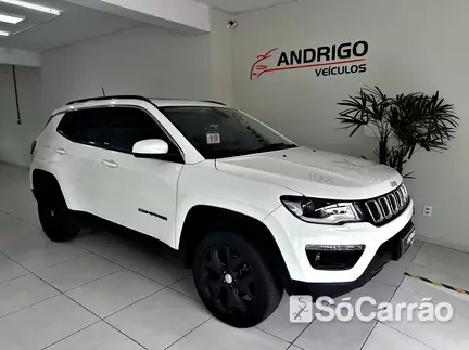 JEEP COMPASS LONGITUDE NIGHT EAGLE 4X2 2.0 16V AT6 na cor Branca no Caxias do Sul / RS - 6628539