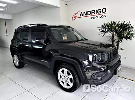 JEEP RENEGADE SPORT (EXCLUSIVE) 1.3 T270 GSE AT6 na cor Preta no Caxias do Sul / RS - 6652874