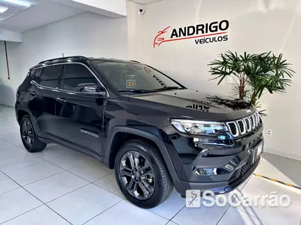 JEEP COMPASS SPORT 4X2 1.3 T270 TB AT6 na cor Preta no Caxias do Sul / RS - 6800389