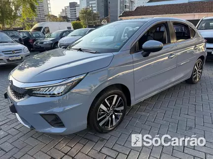 Honda CITY HATCH TOURING 1.5 16V CVT na cor Cinza em Curitiba / PR - 6985268