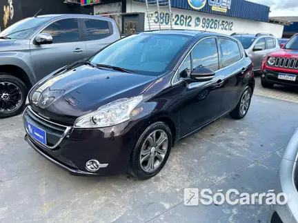 Peugeot 208 ALLURE 1.6 16V AT FLEXSTART na cor Marrom em Joinville / SC - 6497225