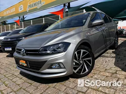 Volkswagen VIRTUS HIGHLINE 200 1.0 12V TSI AT6 na cor Cinza em VINHEDO / SP - 6685548