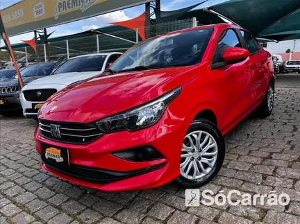 Fiat CRONOS DRIVE 1.3 8V CVT na cor Vermelha em VINHEDO / SP - 6763294