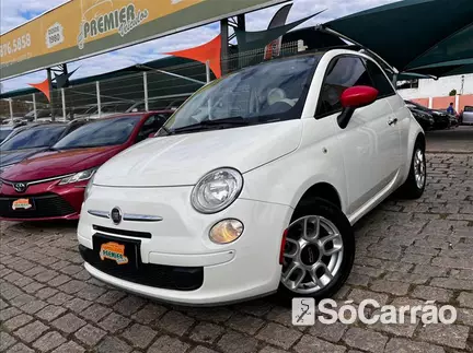 Fiat 500 CULT EVO 1.4 8V DUAL na cor Branca em VINHEDO / SP - 6782056