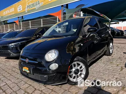 Fiat 500 CULT EVO 1.4 8V na cor Preta em VINHEDO / SP - 6782067