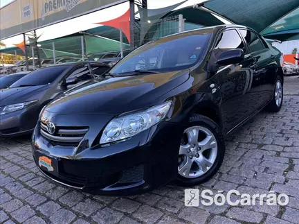 Toyota COROLLA GLI 1.8 16V CVT na cor Preta em VINHEDO / SP - 6947773