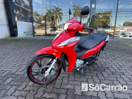 Honda BIZ 125 na cor Vermelha no Passo Fundo / RS - 6803755