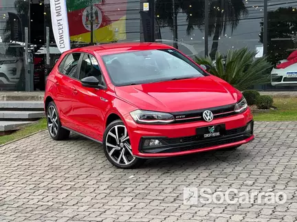 Volkswagen POLO GTS 250 1.4 TSI AT na cor Vermelha no Passo Fundo / RS - 6930381