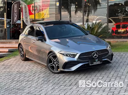 Mercedes A 200 AMG LINE 1.3 TB AT HIBRIDO  na cor Cinza no Passo Fundo / RS - 6934385