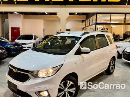 Chevrolet SPIN PREMIER(R7G) 1.8 8V ECO AT6 na cor Branca no Viamão / RS - 6819062