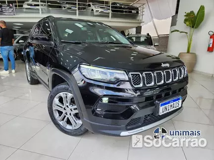 JEEP COMPASS LONGITUDE 4X2 1.3 T270 TB AT6 na cor Preta em Campinas / SP - 6299343