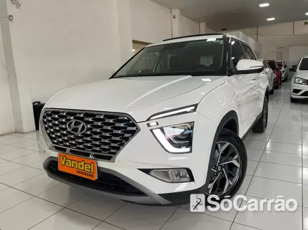 Hyundai CRETA PLATINUM 1.0 12V TB AT na cor Branca no Sapucaia do Sul / RS - 6920459