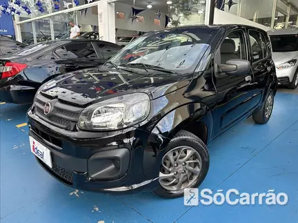 Fiat UNO ATTRACTIVE 1.0 8V EVO FIRE na cor Preta em Campinas / SP - 6731817