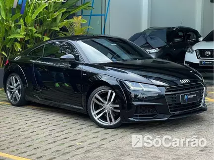 Audi TT COUPE AMBITION(S LINE) 2.0 TFSI S TRONIC na cor Preta em Londrina / PR - 6789071