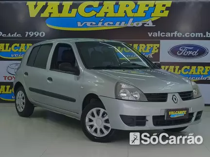 Renault CLIO AUTHENTIQUE 1.0 16V HIFLEX na cor Prata em Campinas / SP - 6618838