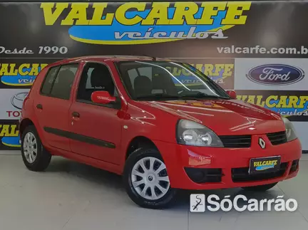 Renault CLIO CAMPUS 1.0 16V HIFLEX na cor Vermelha em Campinas / SP - 6700400