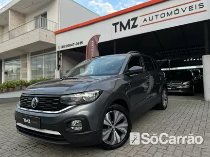 Volkswagen T-CROSS 200 1.0 TSI AT na cor Cinza em Palhoça / SC - 6665243