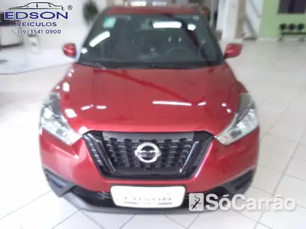 Nissan KICKS ACTIVE 1.6 16V CVT na cor Vermelha em ARARAS / SP - 6764367