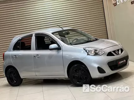 Nissan MARCH S 1.0 12V FLEXSTART na cor Prata no Cachoeirinha / RS - 6931648