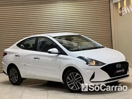 Hyundai HB20S PLATINUM 1.0 TGDI 12V AT6 na cor Branca no Cachoeirinha / RS - 6943196