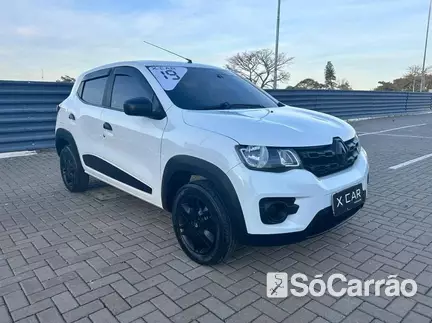 Renault KWID ZEN 1.0 12V SCE na cor Branca no Viamão / RS - 6837713