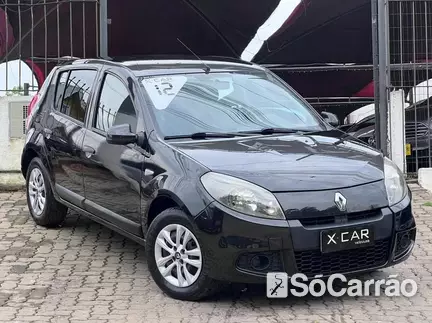 Renault SANDERO EXPRESSION 1.6 8V na cor Preta no Viamão / RS - 6925447