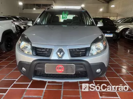 Renault SANDERO STEPWAY 1.6 16V HIFLEX na cor Prata no Novo Hamburgo / RS - 6871678