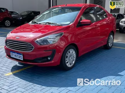 Ford KA+ SEDAN SE PLUS 1.5 12V AT na cor Vermelha em Campinas / SP - 6895114