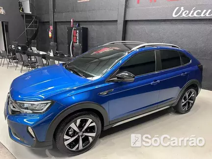Volkswagen NIVUS HIGHLINE 200 1.0 TSI AT6 na cor Azul em Arapongas / PR - 6655227