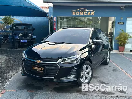 Chevrolet ONIX PLUS PREMIER 1.0 TB 12V AT6 na cor Preta em Campinas / SP - 6905721