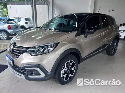 Renault CAPTUR ICONIC 1.3 16V TCE CVT X-TRONIC na cor Bege em Maringá / PR - 6116605