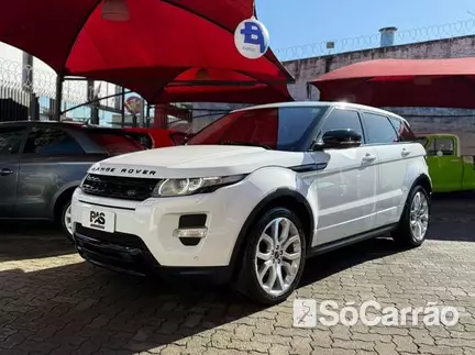 Land Rover SELO RANGE ROVER EVOQUE DYNAMIC(TETO-PAN.)  2.0 TB-SI4 na cor Branca no Canoas / RS - 6813503