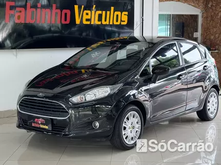 Ford NEW FIESTA S 1.5 16V na cor Preta no Canoas / RS - 6451757