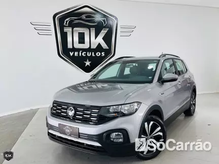 Volkswagen T-CROSS 200 1.0 TSI AT na cor Prata em HORTOLANDIA / SP - 6892131